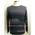 Men's pure cashmere jacquard Sweater